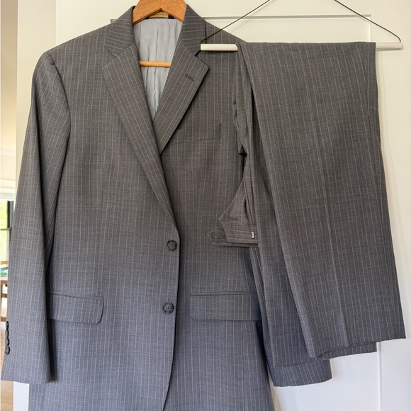 Brooks Brothers Charcoal Pinstripe Suit - Picture 1 of 7